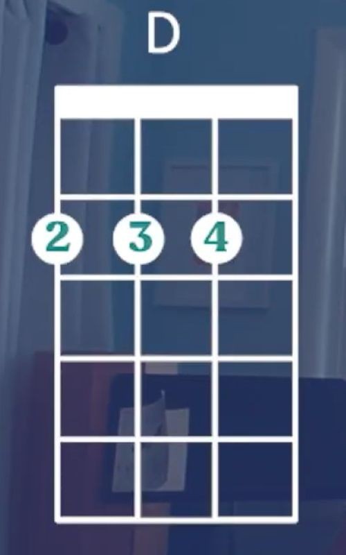 Ukulele Chords for Beginners - D Chord