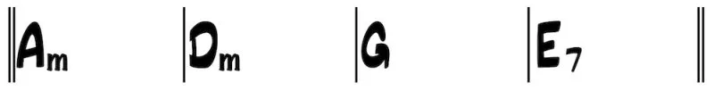 E7 ukulele chord progression 2
