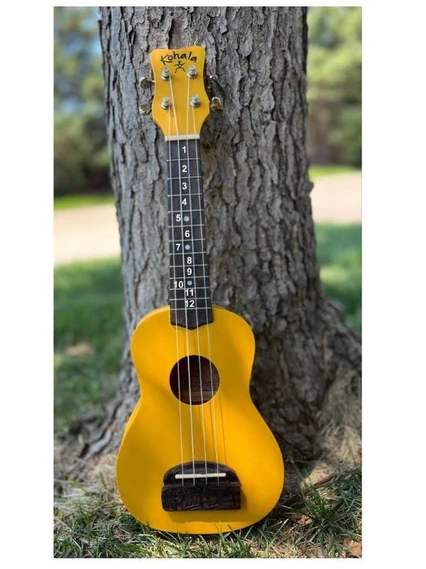 Ukulele Fretboard - Inlaid Frets